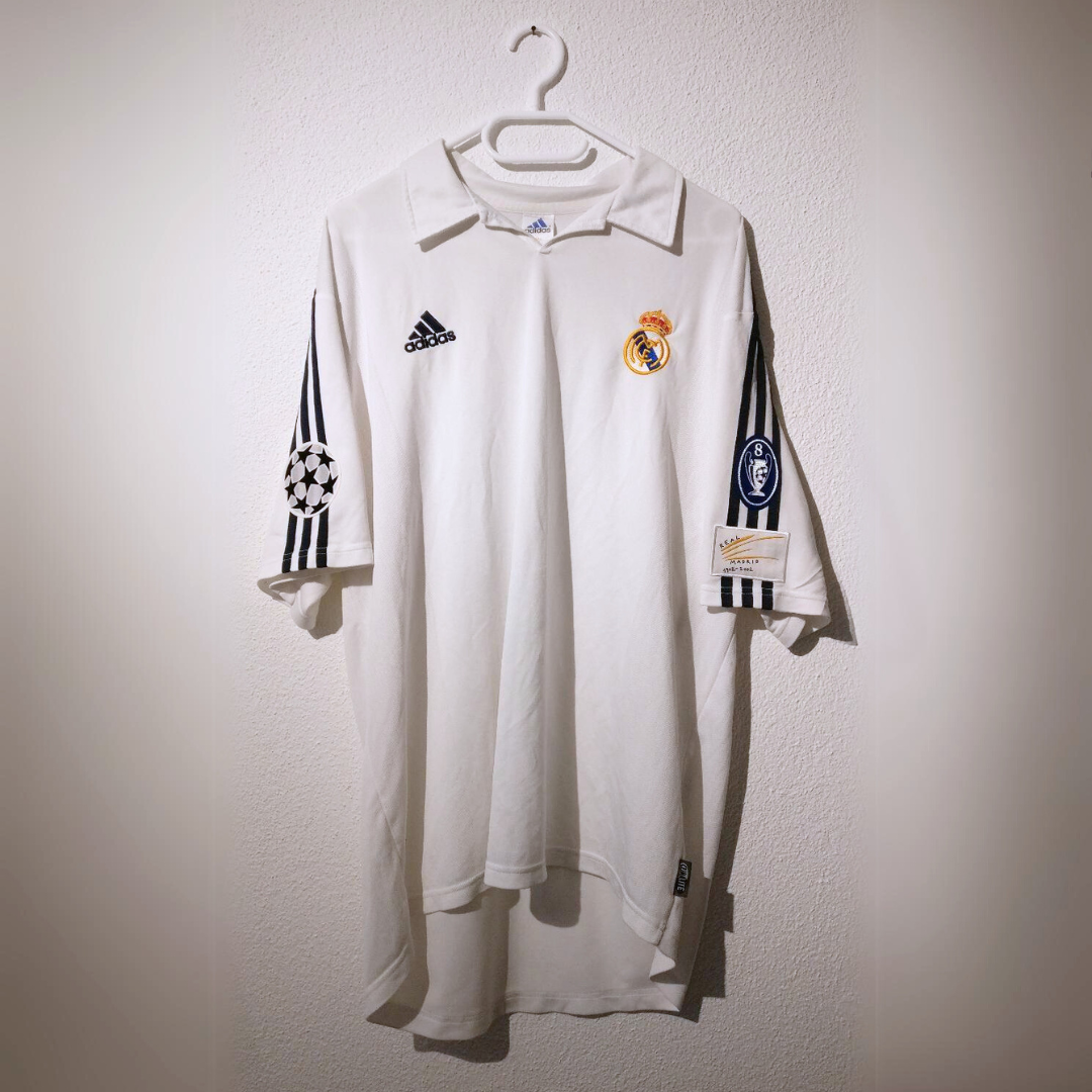 2001 02 REAL MADRID HOME SHORT SLEEVE RETRO RetroClubKit