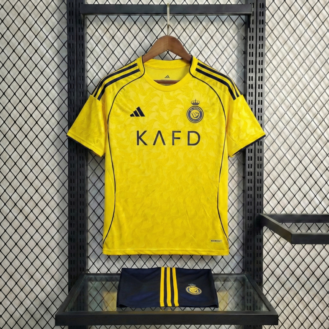 KIDS - 2025 AL NASSR HOME | JERSEY + SHORT