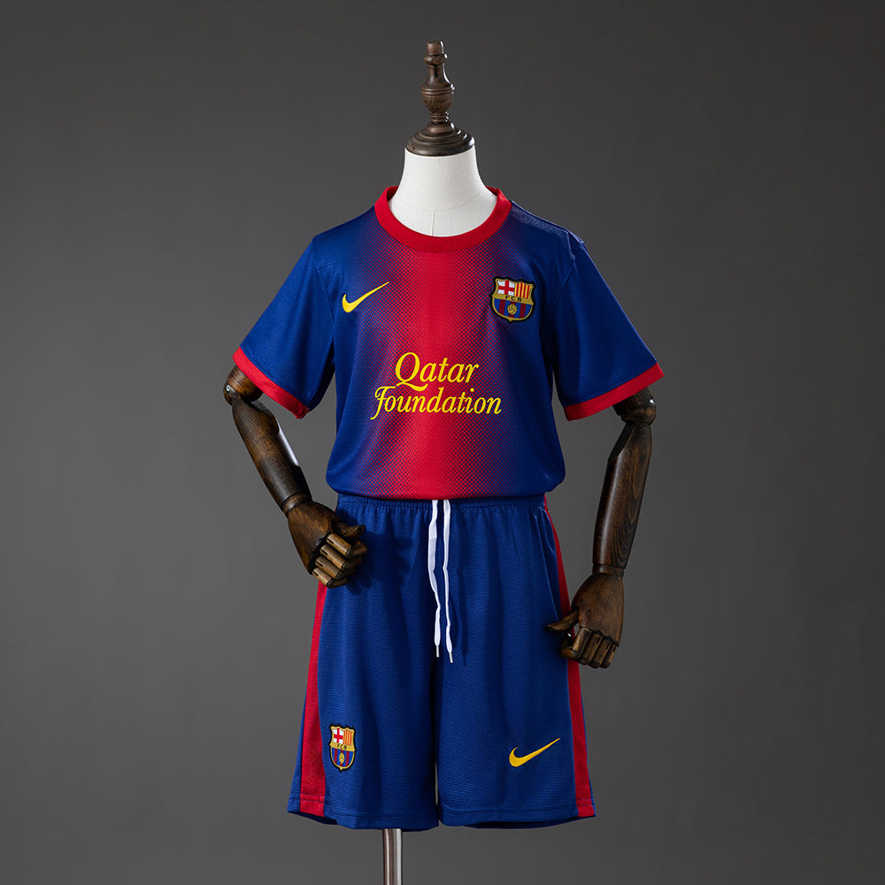 KIDS - 2012-13 FCB HOME RETRO | JERSEY + SHORT (NEW)