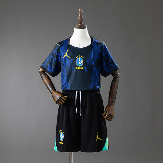KIDS - 2026 WORLD CUP - BRAZIL AWAY | JERSEY + SHORT