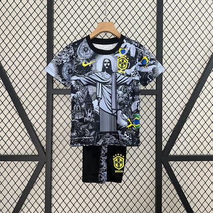 Niños - 2024-25 - Brasil Corcovado Blue | Jersey + corto