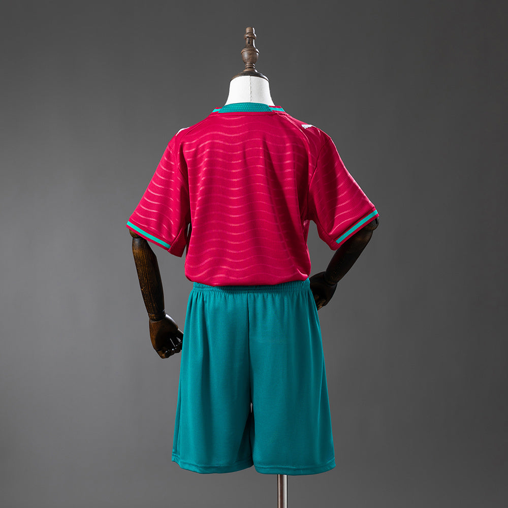 KIDS - 2026 WORLD CUP - PORTUGAL HOME | JERSEY + SHORT