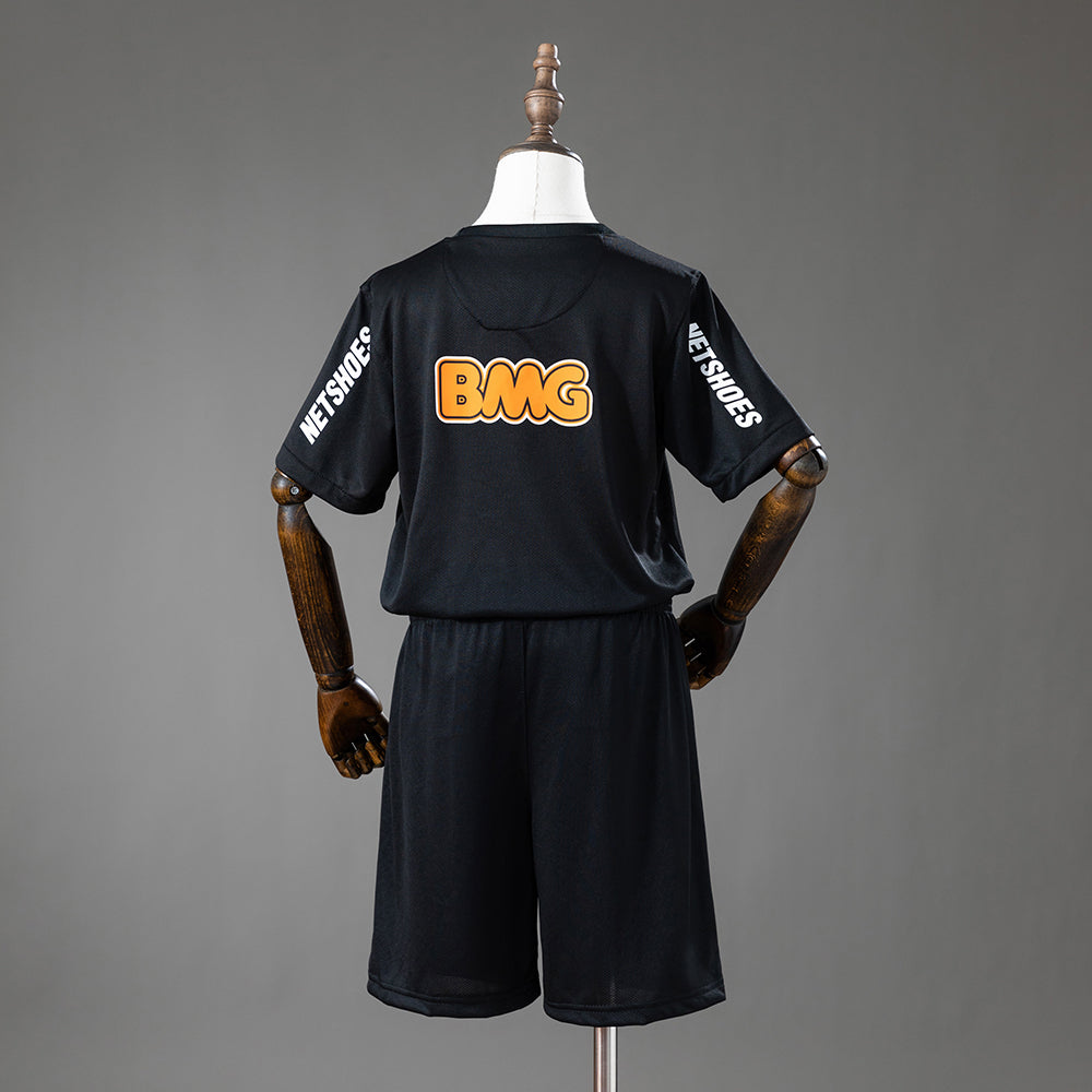KIDS - 2012-13 SANTOS BLACK RETRO | JERSEY + SHORT (NEW)