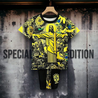 Niños - 2024-25 - Brasil Corcovado Yellow | Jersey + corto