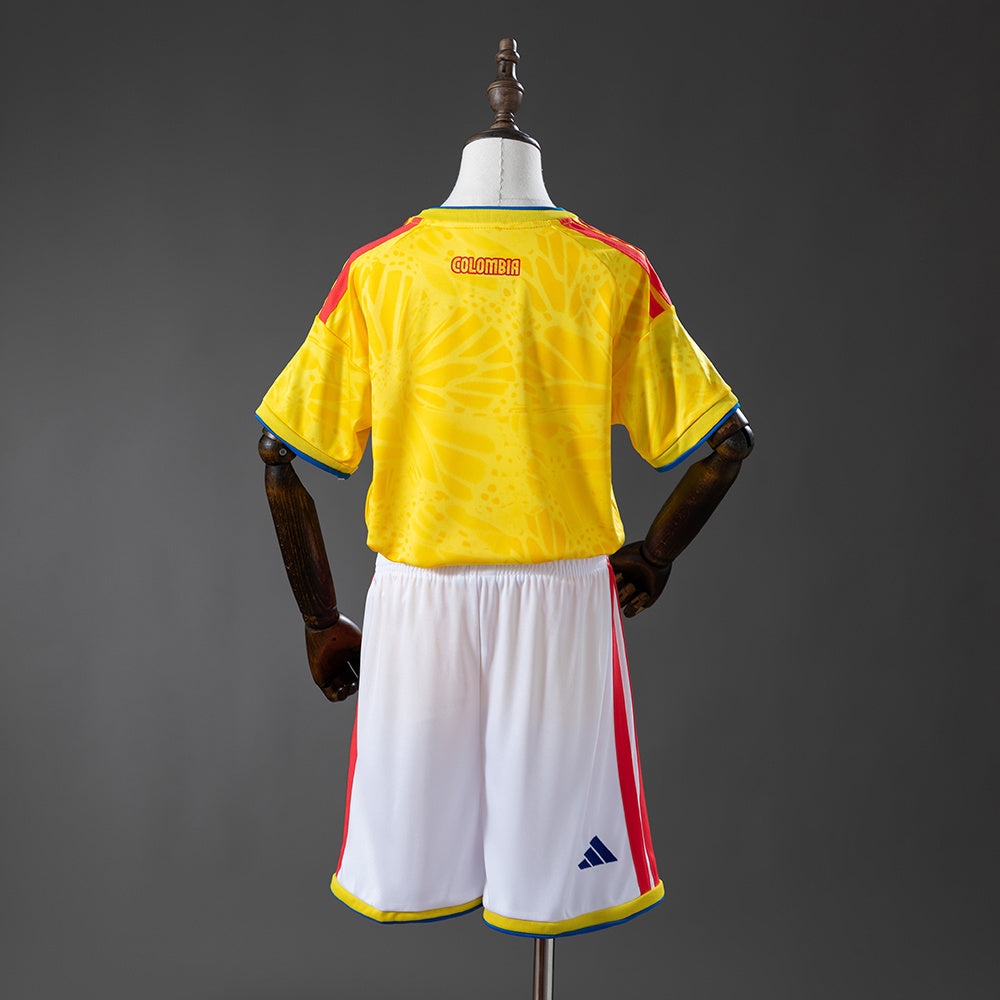 KIDS - 2026 WORLD CUP - COLOMBIA HOME | JERSEY + SHORT