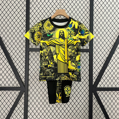 Niños - 2024-25 - Brasil Corcovado Yellow | Jersey + corto